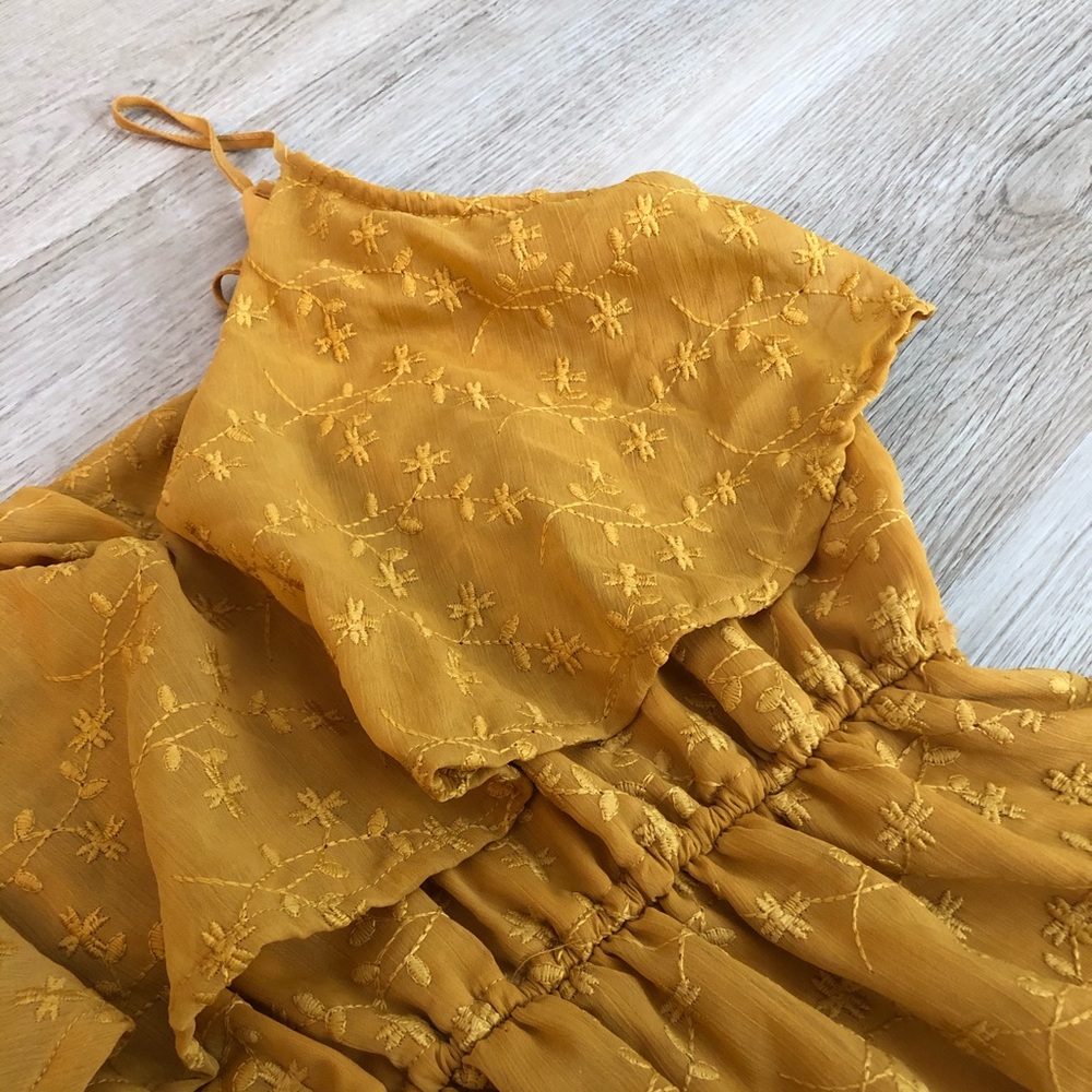 Beautiful mustard yellow dress from Nordstrom Rack